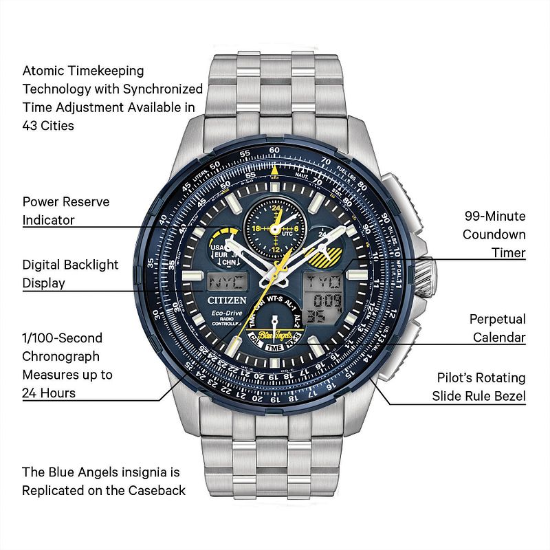 Promaster Skyhawk Eco Drive JY8058 50L Chronograph Watch CITIZEN